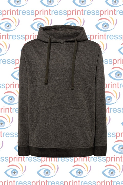 Bluza Kangurek Ciemnoszary Melanż