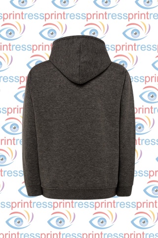 Bluza Kangurek Ciemnoszary Melanż