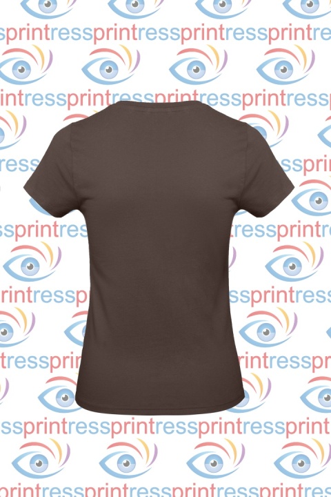 Koszulka Damska Brązowa