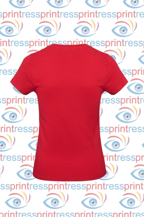 Koszulka Damska Czerwona