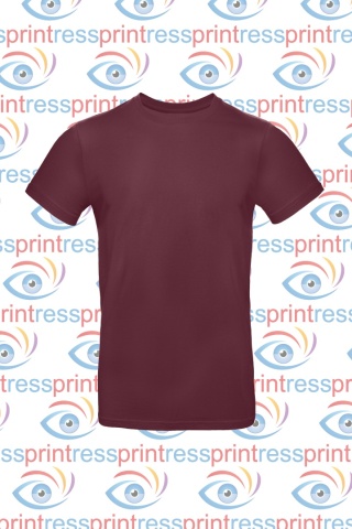 Koszulka Męska Burgund