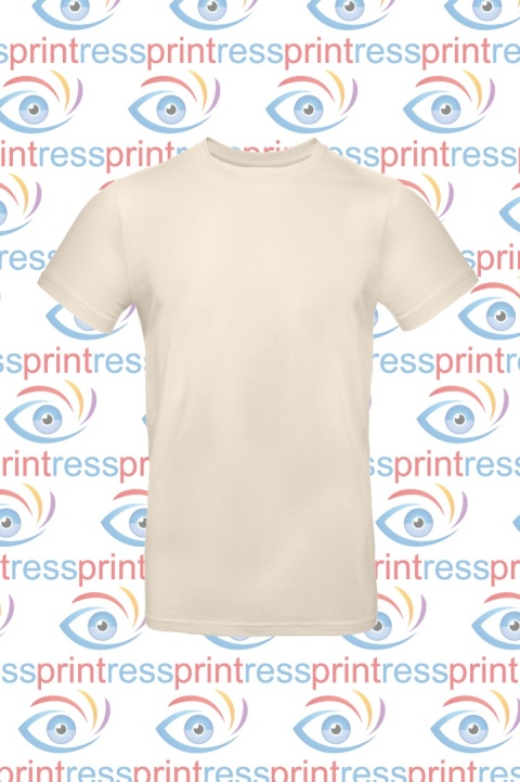 Koszulka Męska Kremowa