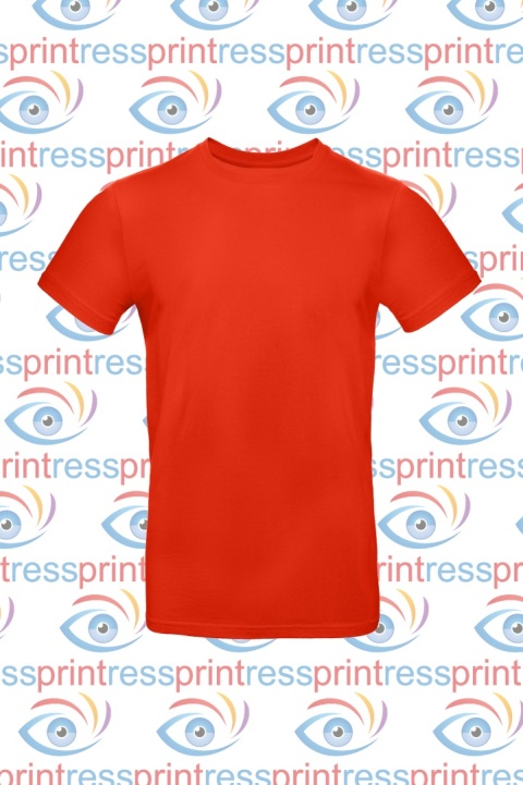 Koszulka Męska Ognista Czerwień