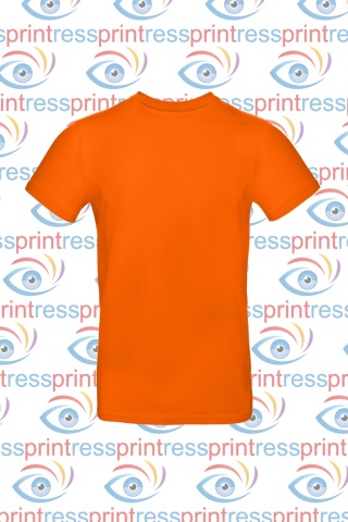 Koszulka Męska Pomarańczowa