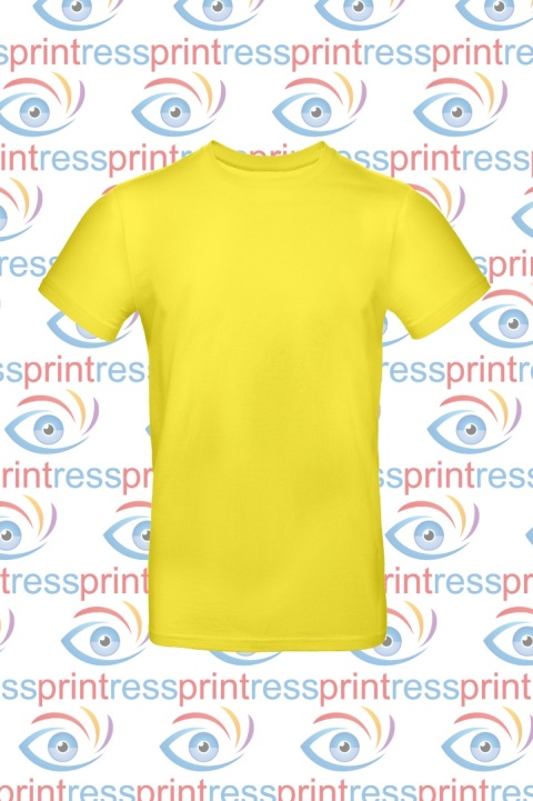 Koszulka Męska Żółta Jaskrawa