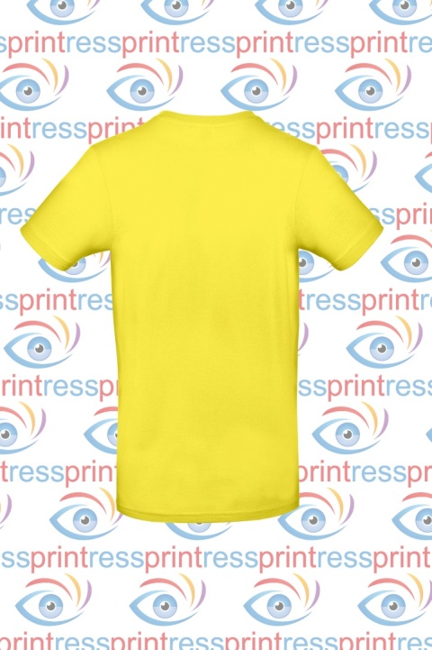 Koszulka Męska Żółta Jaskrawa