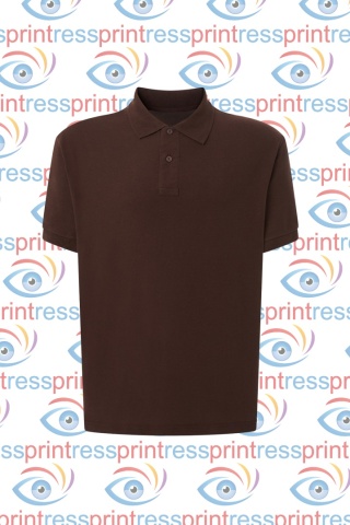 Koszulka Polo Comfy Czekoladowawa