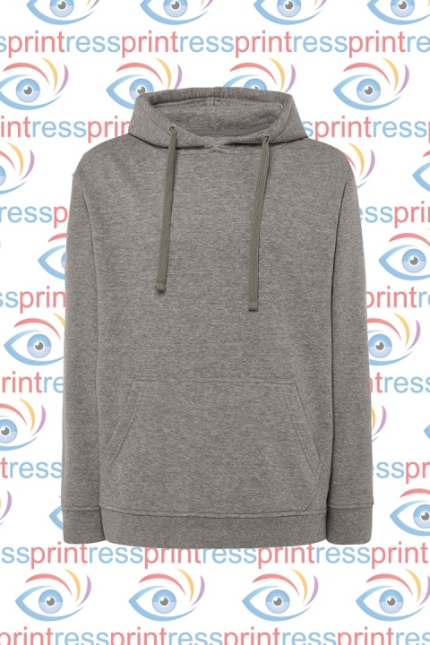 Bluza Kangurek Jasnoszary Melanż