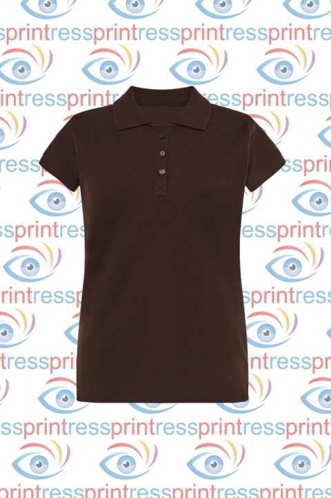 Koszulka Polo FComfy Czekoladowa