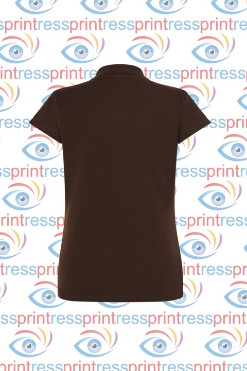 Koszulka Polo FComfy Czekoladowa