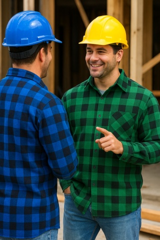 Koszula Flanelowa KOFL - KELLY GREEN