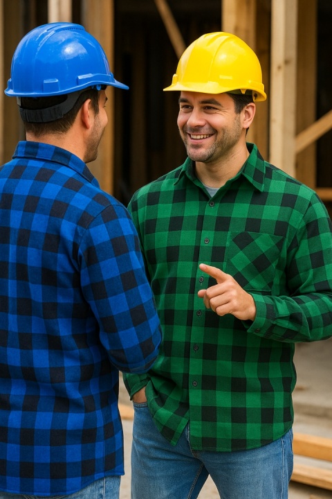 Koszula Flanelowa KOFL - KELLY GREEN