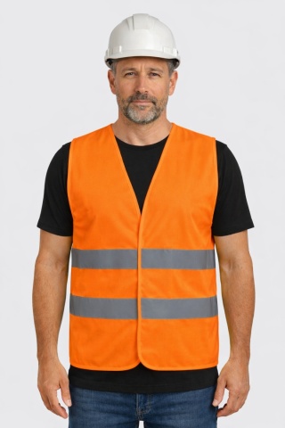 Printress_Kamizelka ostrzegawcza BUDGET Orange