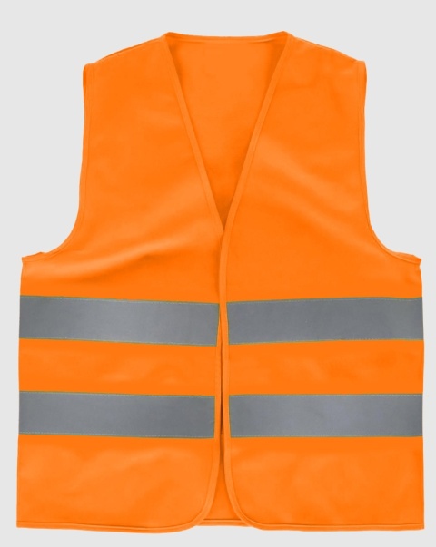 Printress_Kamizelka ostrzegawcza BUDGET Orange