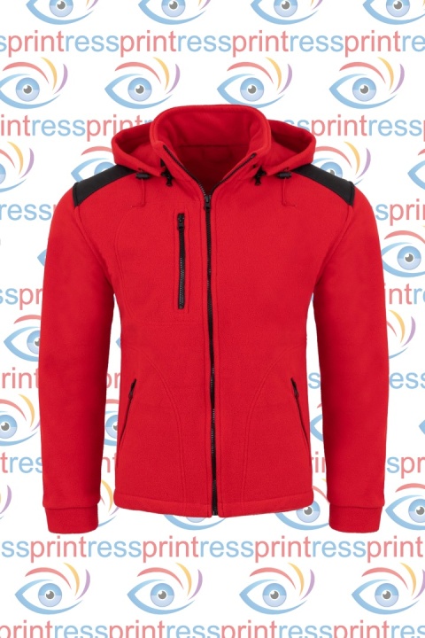 Polar hood RED/BLACK