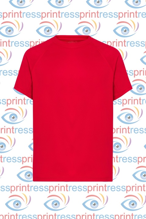 Koszulka sportowa czerwona