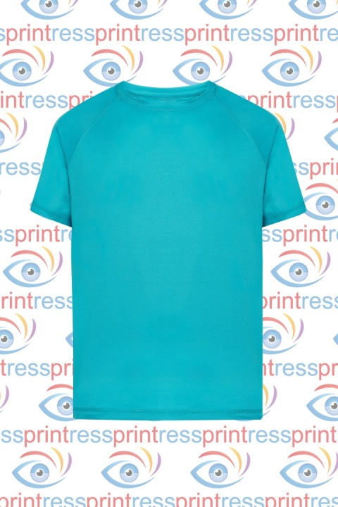 Koszulka sportowa turkusowa